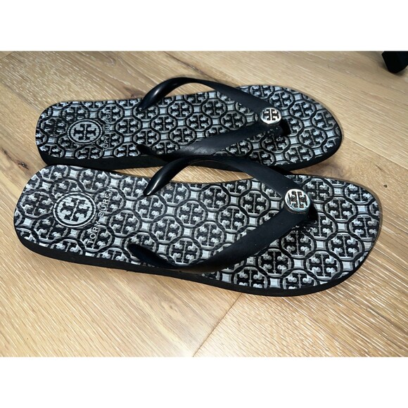 Tory Burch Flip Flops Womens Size 10 - Picture 4 of 5